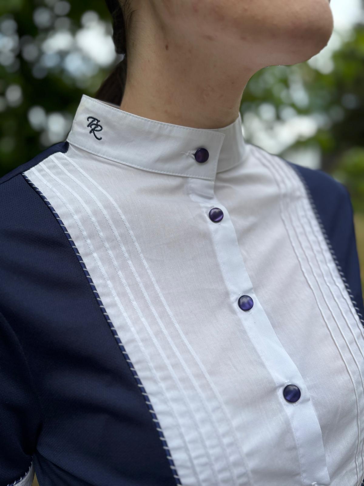 Turniershirt Elegance Shortsleeve - Navy