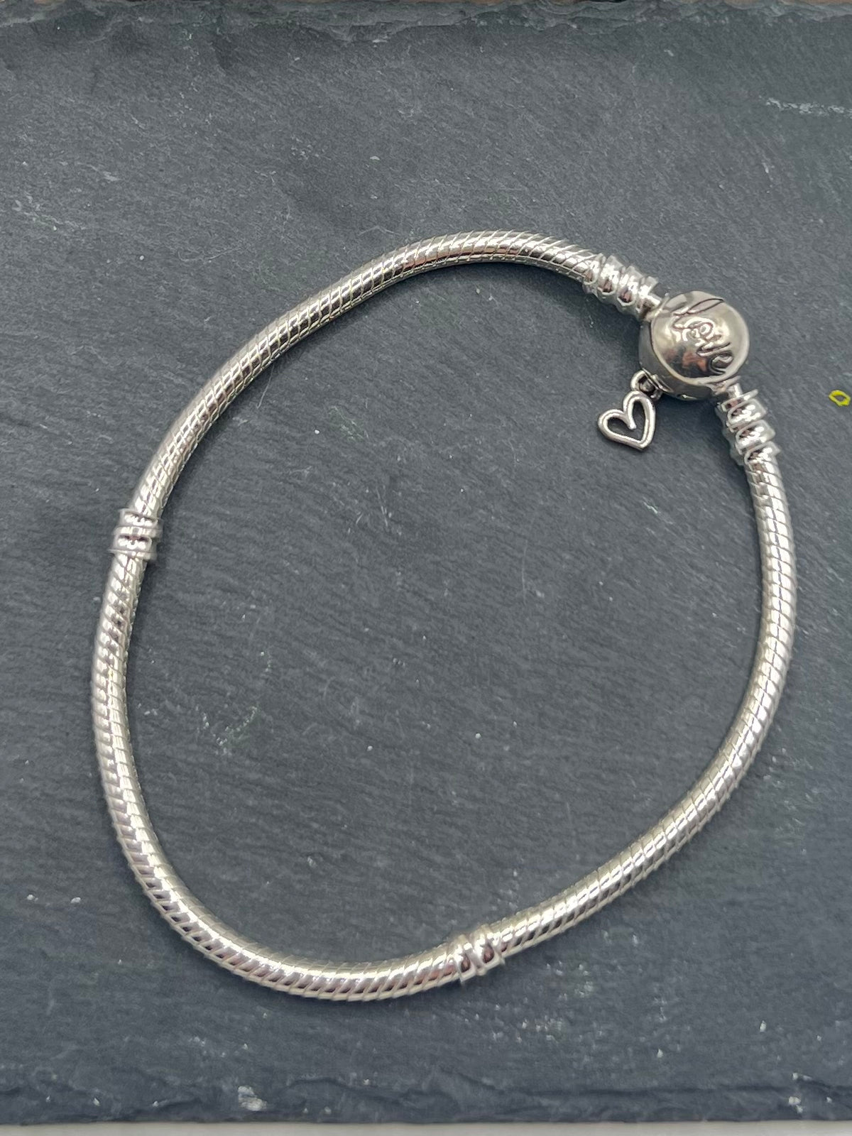 Gliederarmband - silver - Herz