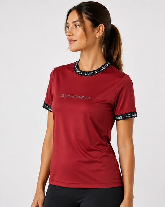 Equus Active Shirt Deep Cherry