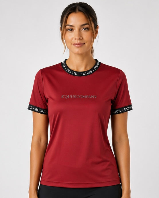 Equus Active Shirt Deep Cherry