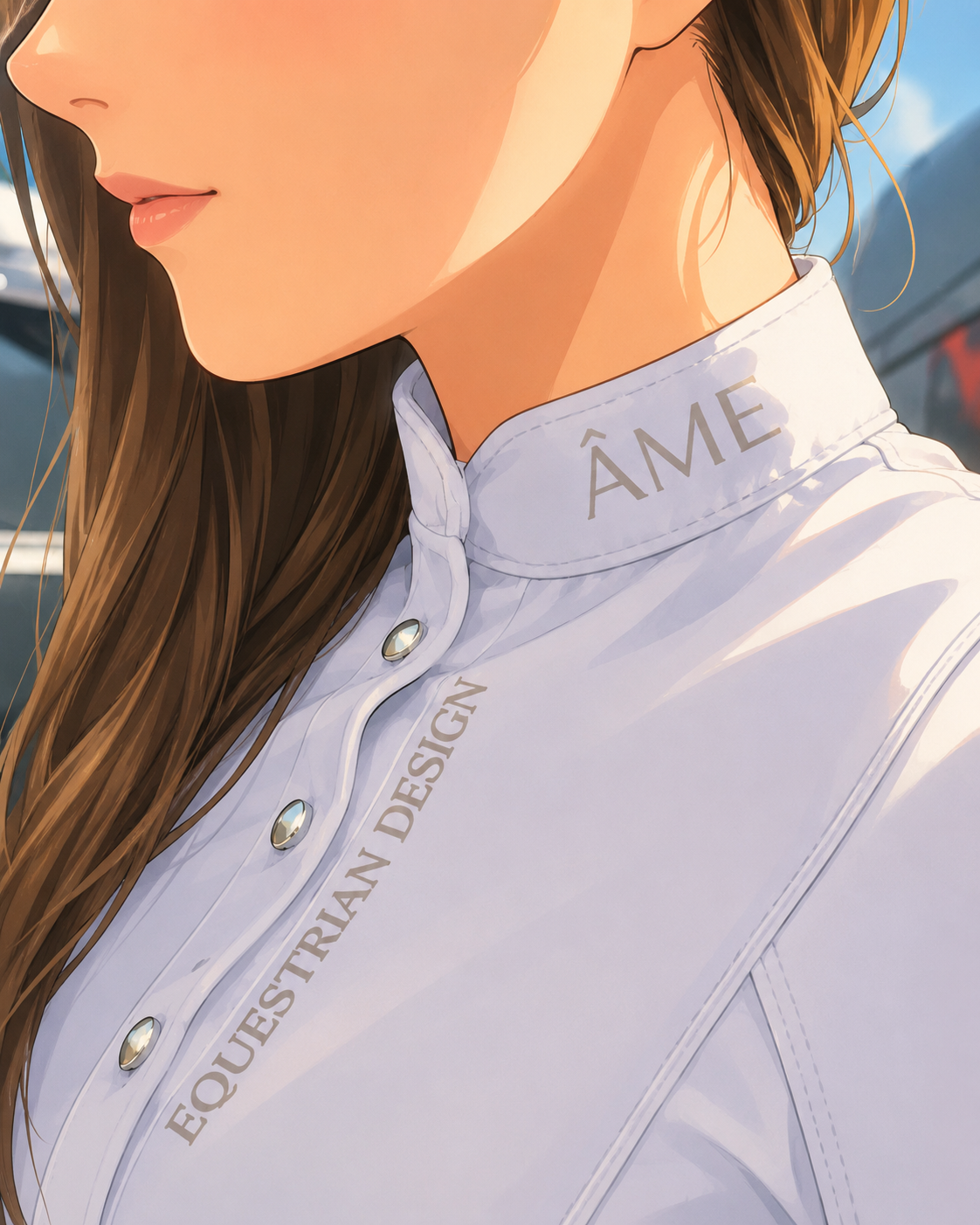 Amber Show Shirt Long - Handmade