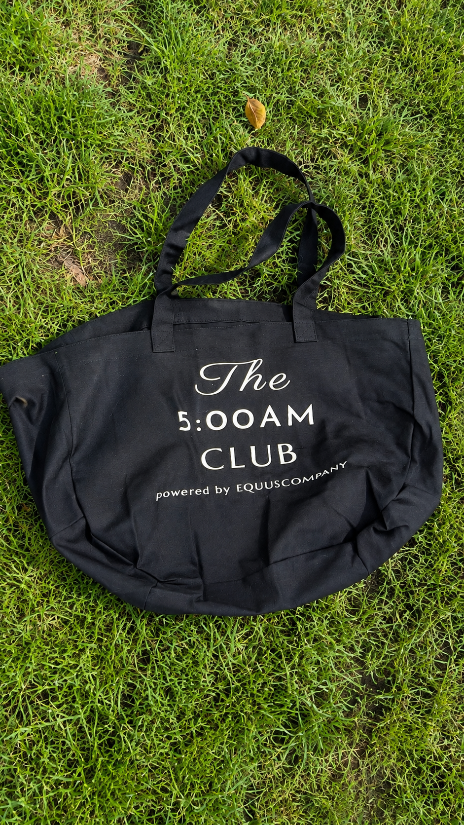 5:00 AM Club Stable/Training Bag - Jet Black