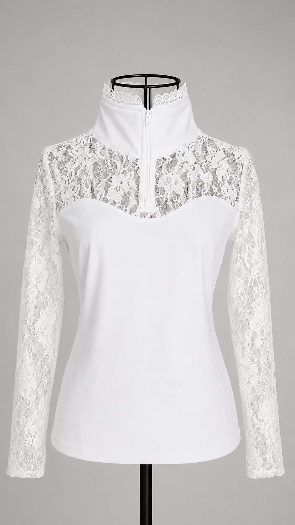 Equus Floral lace - show shirt
