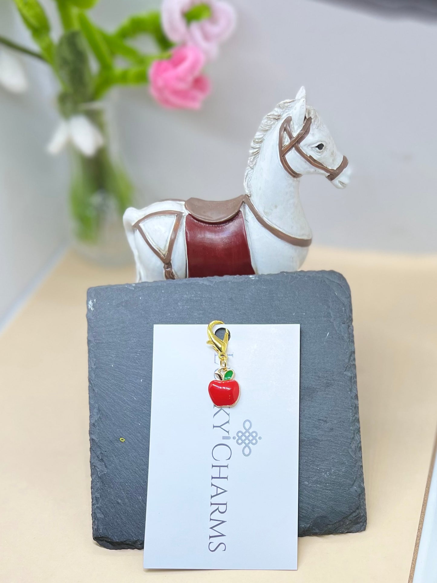Apple Gold - Charm Holder