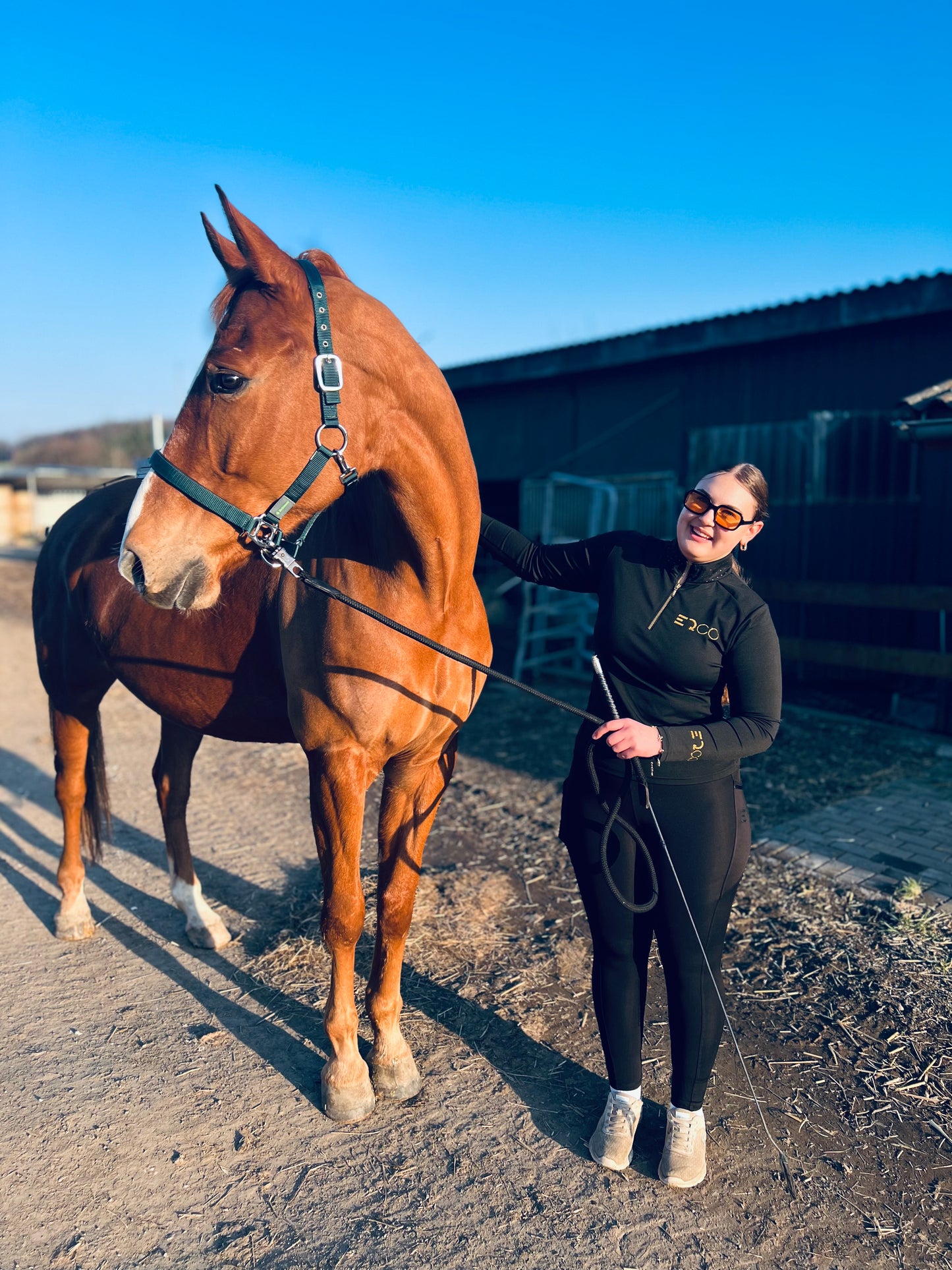 Lyra Reitleggings -Glitzer  Black