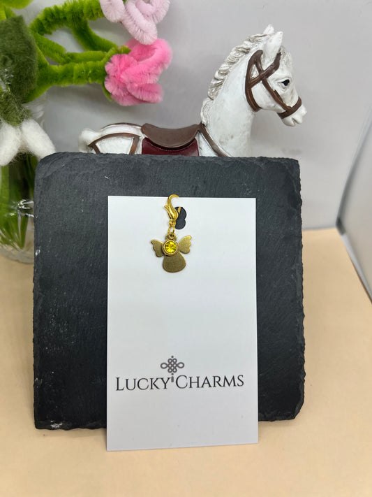 Guardian Angel Crystal charms