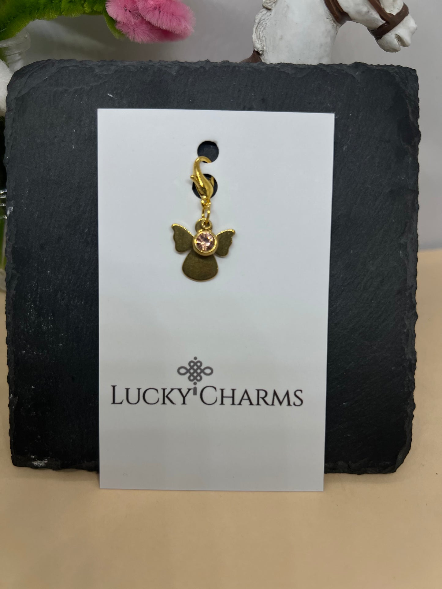 Guardian Angel Crystal charms