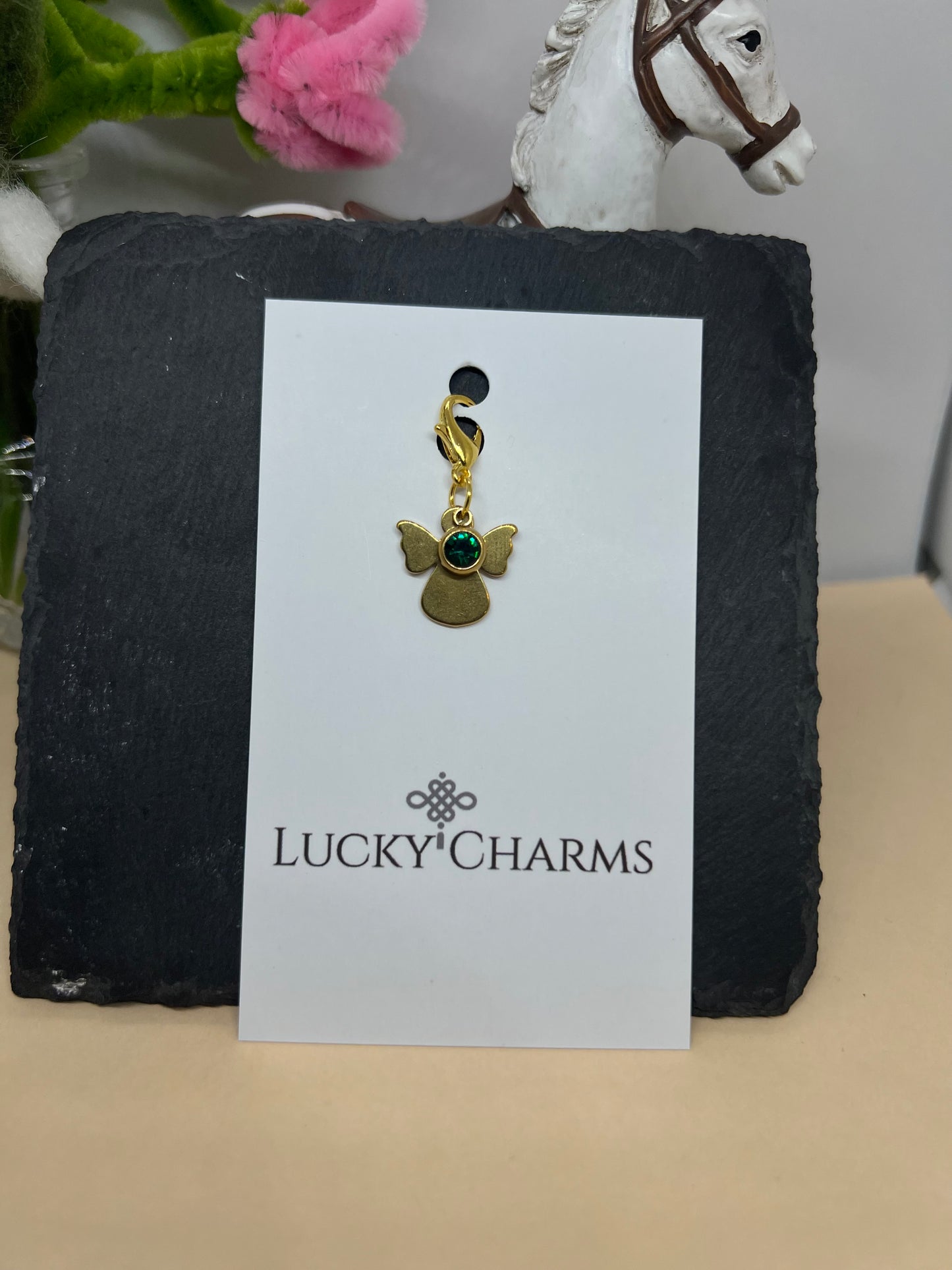 Guardian Angel Crystal charms