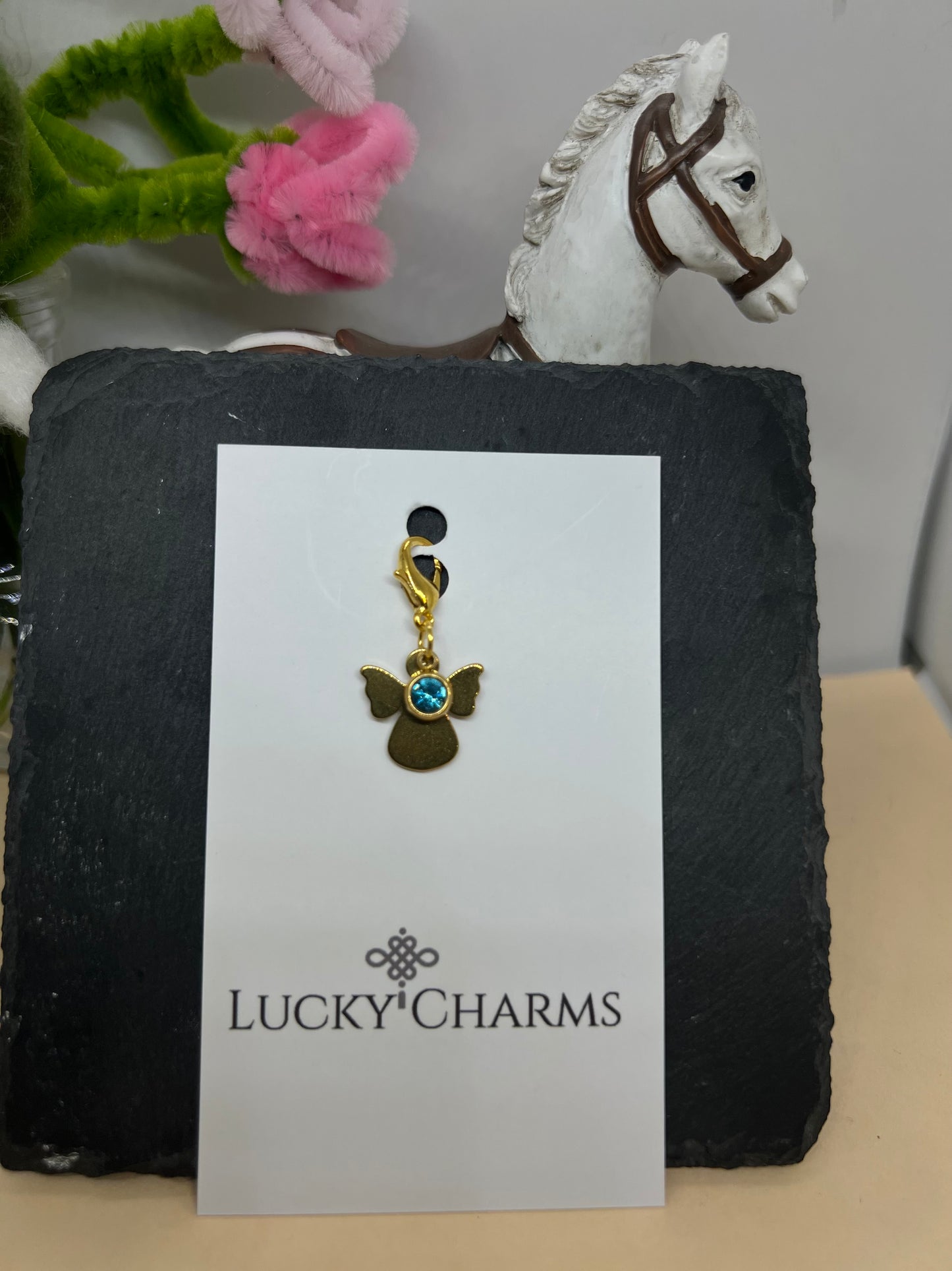 Guardian Angel Crystal charms