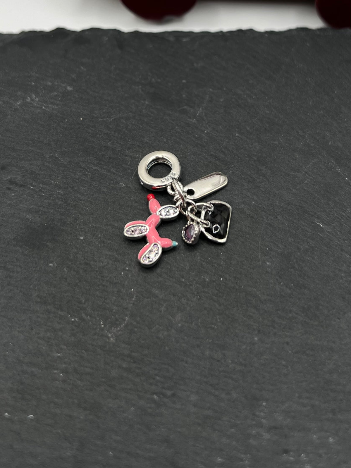 Beads Lucky Charms - Pink Dog