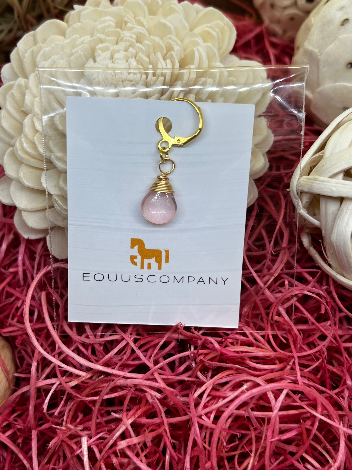 Horse Charm - Pink Drop - Limited