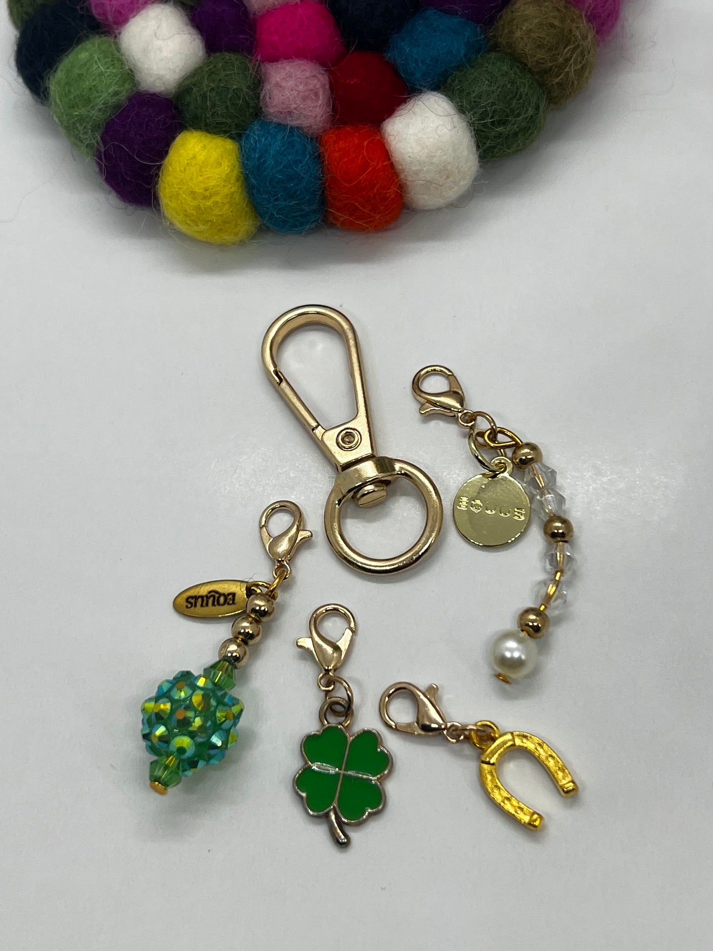 Pimp your Charm Karabiner - 3,2cm Gold