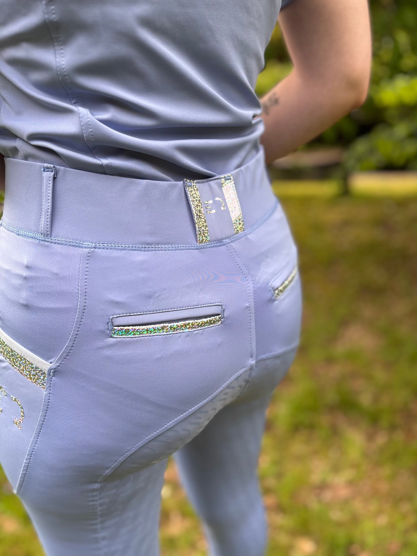 Lyra Reitleggings -  Sky Blue