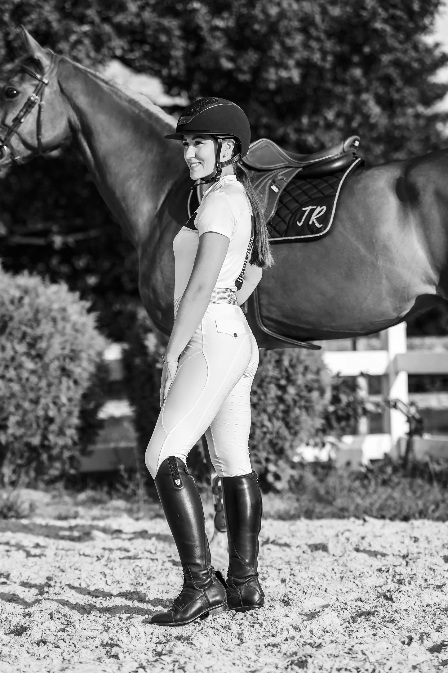 True Rider - Marta Diamond Leggings - White