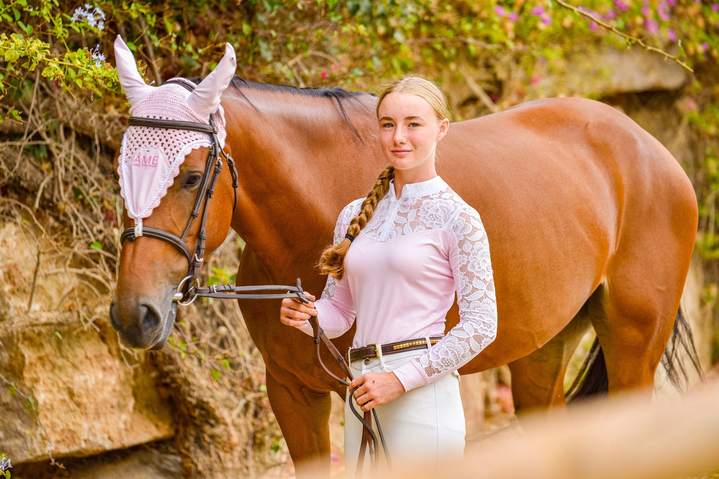 F. Bergren Show Shirt Rose